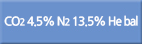 Co2 4.5% N2 13.5% He bal/co2 4.5% n2 13.5% he bal/CO25%N234%Hebal/CO2 4.5% N2 13.5% He bal/혼합가스/믹스가스/mixgas